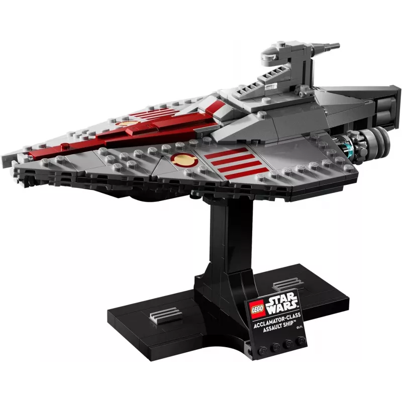 LEGO Star Wars Acclamator klasės puolimo laivas rinkinys 75404 — statybos rinkinys, 450 dalių, demonstracinis modelis 130×150×230 mm