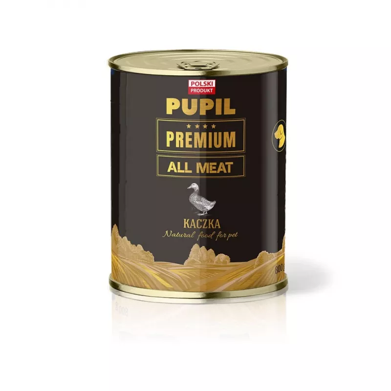 PUPIL Premium All Meat Gold Duck šlapias šunų ėdalas – 800 g