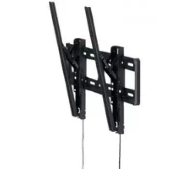 HAGOR BL Tilt 400 – sieninis laikiklis su pakreipimu – 81–124 cm (32–49 col.) – juodas – iki 400×400 mm