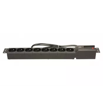LESTAR 1966004970 ilgintuvas 1.5 m 230 V AC kištukiniai lizdai Vidaus juodas