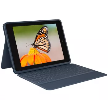 Logitech 920-009659 Blue – tvirta klaviatūra su dėklu iPad 10,2 colių