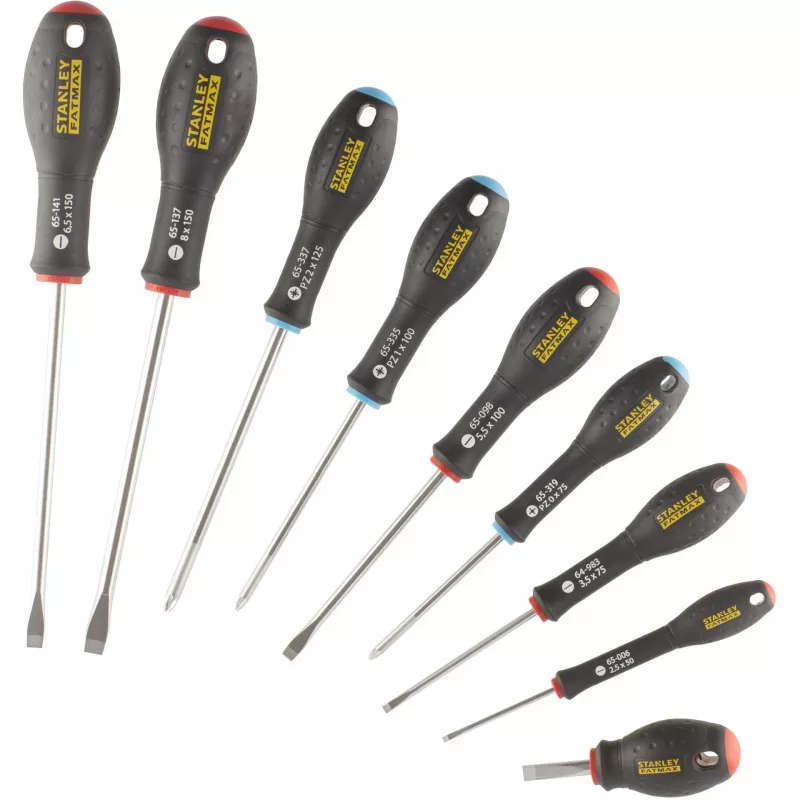 Atsuktuvų rinkinys STANLEY FATMAX FMHT65424-0 — 20 vnt., tiesūs, plokšti ir Pozidriv antgaliai
