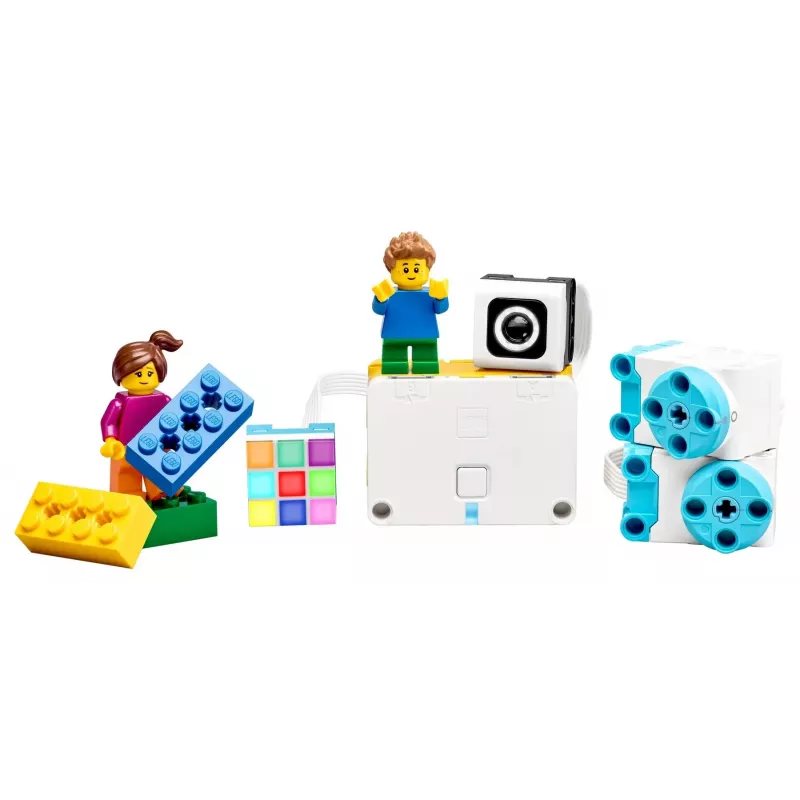 Edukacinis robotikos ir programavimo rinkinys LEGO Education Spike Essential Set A+ 45345 — 449 elementų, nuo 6 m.