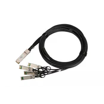 QSFP+ DAC kabelis Extralink 40Gbps į 4×10Gbps, 3 m, 30AWG, QSFP+ vyriškas–vyriškas