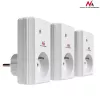 Maclean Energy MCE153 nuotolinio valdymo kištukiniai lizdai 3 vnt. - programuojami + nuotolinio valdymo pultelis