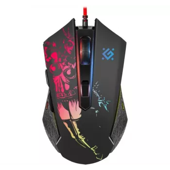 Žaidimų, optinė, laidinė pelė DEFENDER GM-933 SIN'SISTER 7200dpi 6P RGB