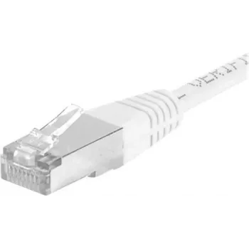 Tinklo kabelis Dexlan 858360 0,5 m Cat6a S/FTP Baltas