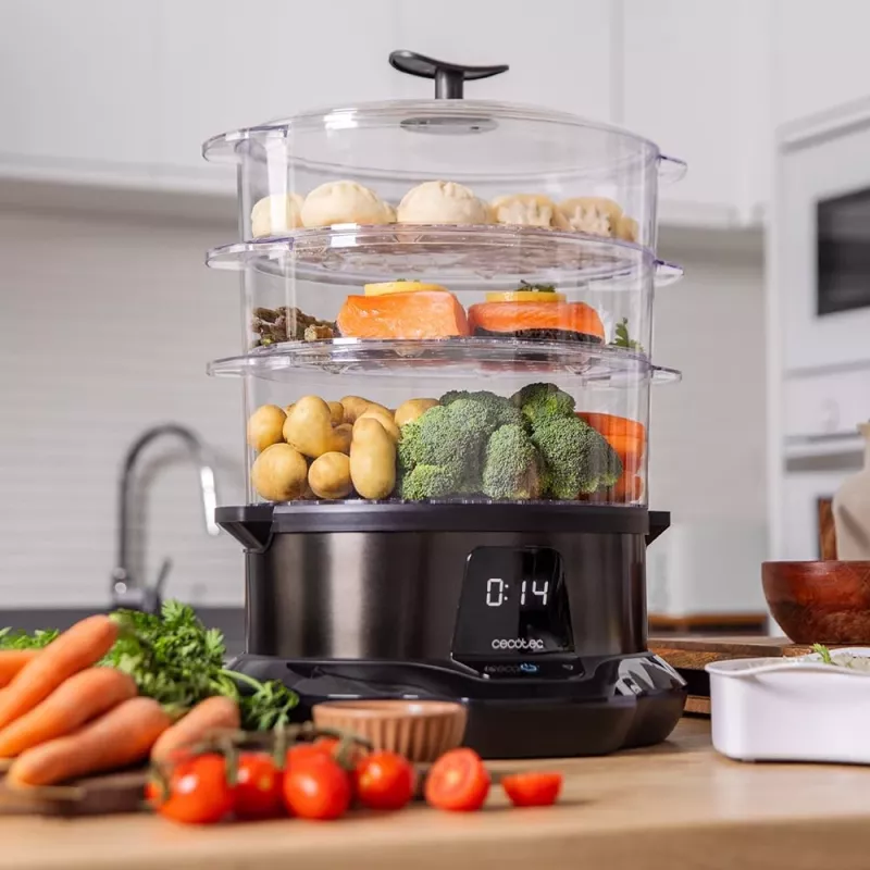 Garinis maisto garintuvas Cecotec Vapovita 3000 Pro | 1000 W | 3 krepšeliai