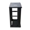 Sieninis stovas Extralink 18U 600x600 juodas su spynos raktu
