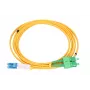 Patchcord Extralink SC/APC - LC/UPC vienmodis dupleksas G.657.A1 3mm 1m