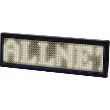 ALLNET programuojamas elektroninis vardinis ženklelis baltas (ALLNTAGWv2)