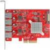 Delock PCI Express x4 kortelė 4 x išoriniai SuperSpeed USB 10 Gbps (USB 3.2 Gen 2) USB Type-A lizdai - USB adapteris - PCIe 3.0 x4 - USB 3.2 Gen 2 x 4 (90481)