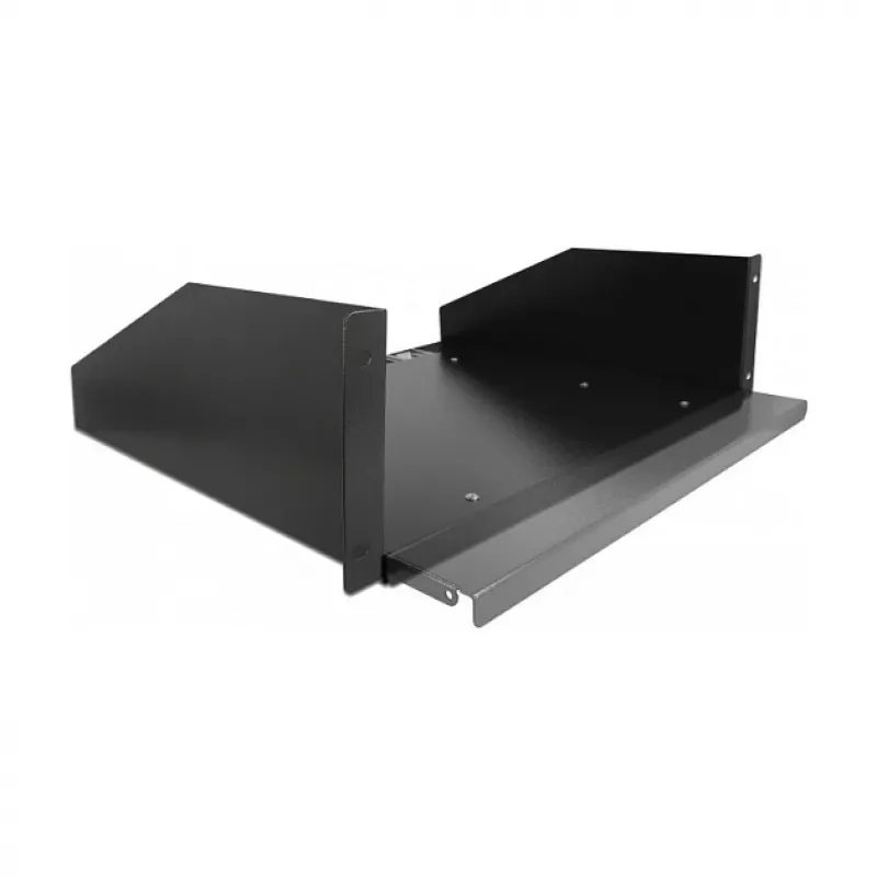 Montavimo plokštė DeLOCK 42630 – ištraukiama 19 inch lentyna su rutuliniais kreiptuvais