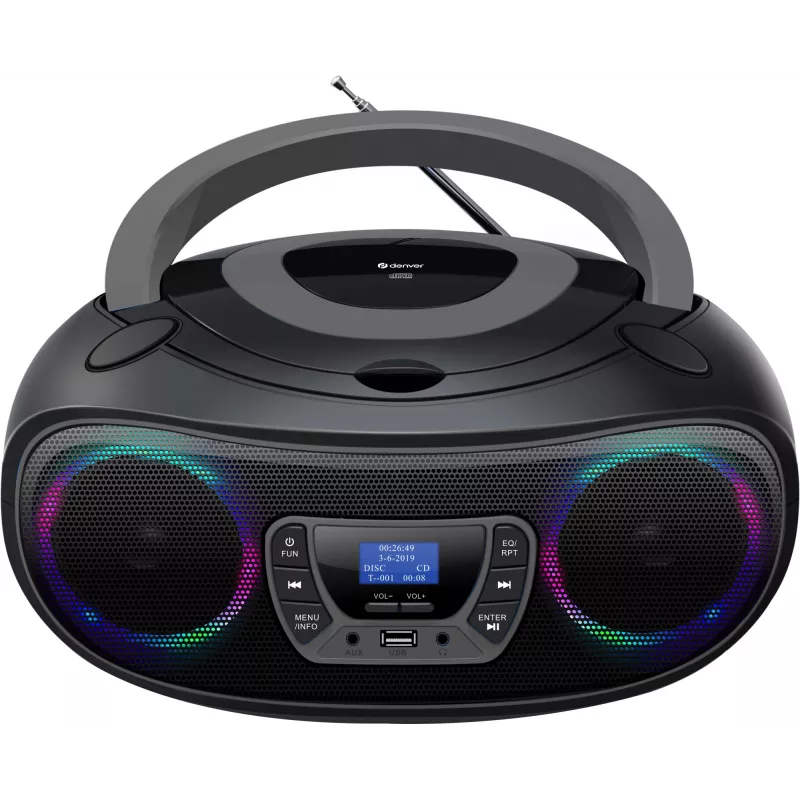 Nešiojamas CD grotuvas Denver TDB-212GR pilka 3.6 W DAB+ FM