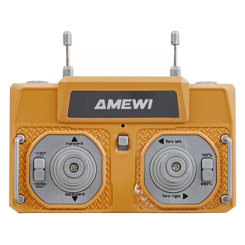 RC ekskavatoriaus modelis Amewi 22744 1:64 skalė, elektrinis variklis, LiPo 200 mAh, nuo 6 metų