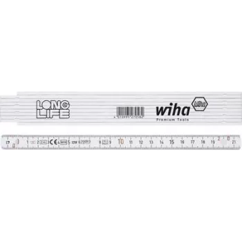 Matavimo lazda Wiha 1 m, 10 sekcijų, modelis 41010002
