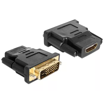 Adapteris DVI-D Dual Link (25 kaišt.) → HDMI, DeLOCK 65466