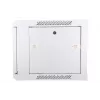 Sieninis stelažas Extralink 6U 600x450 pilkas