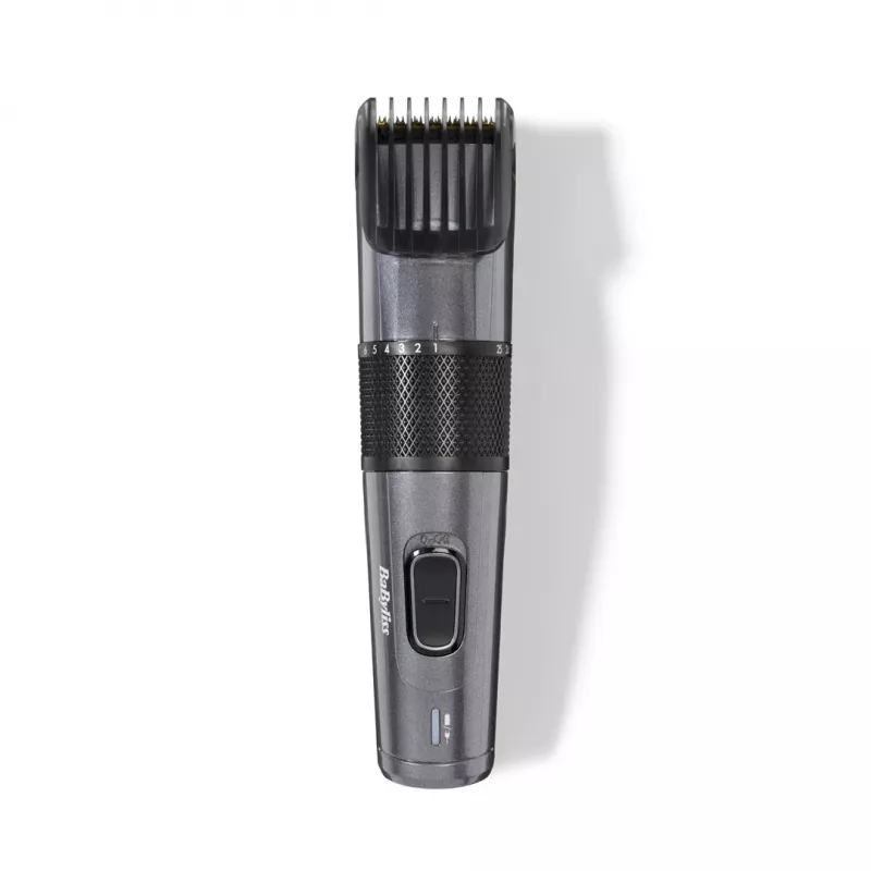 Plaukų kirpimo mašinėlė BABYLISS E976E – belaidė, 26 ilgio nustatymai, 0,5–25 mm, 40 mm ašmenys, titano/nerūdijančio plieno ašmenys, 60 min. veikimo laikas