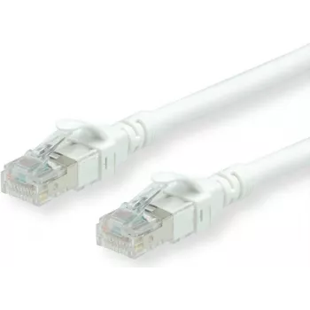 ROLINE Patch-Cable RJ-45 (M) į RJ-45 (M) 50 cm SFTP PiMF CAT 6 Halogen-Free Moulded Stranded White (21.15.2660)