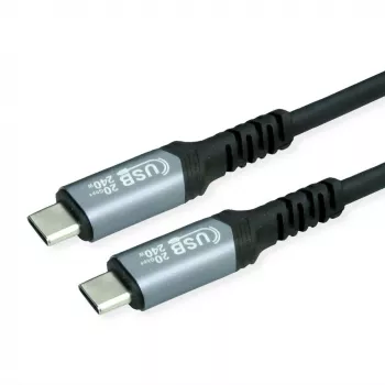 USB laidas VALUE 11.99.9087 USB4 Gen 2x2 2 m USB C juodas
