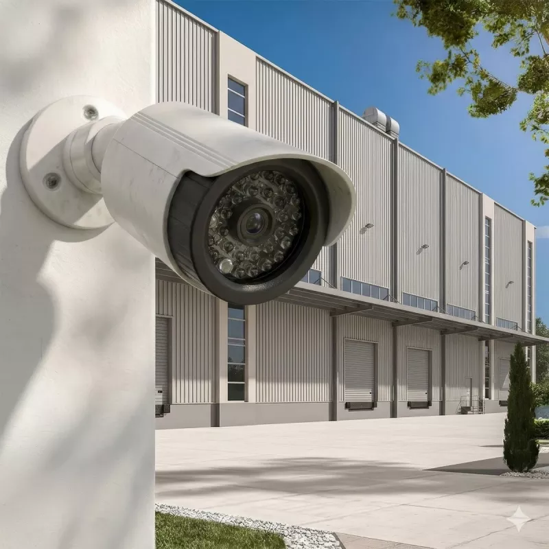 Netikras vamzdinis fotoaparatas su IR šviesos diodais, CEE IR1800 W – neveikiantis stebėjimo imitatorius