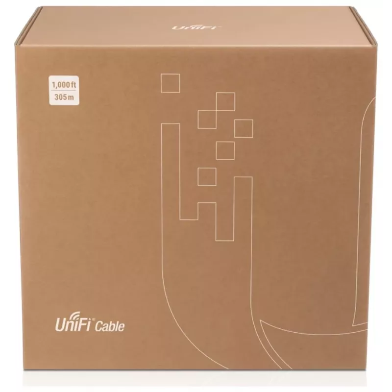 Tinklo kabelis Ubiquiti U-Cable-C6-CMP U/UTP Cat6 305m Baltas