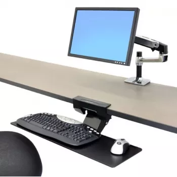 Ergonominė klaviatūros lentyna po stalu Ergotron Neo-Flex 97-582-009 Juoda
