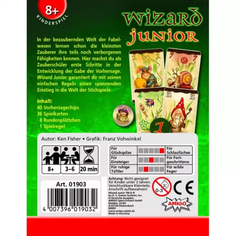 Wizard Junior, Kortų žaidimas