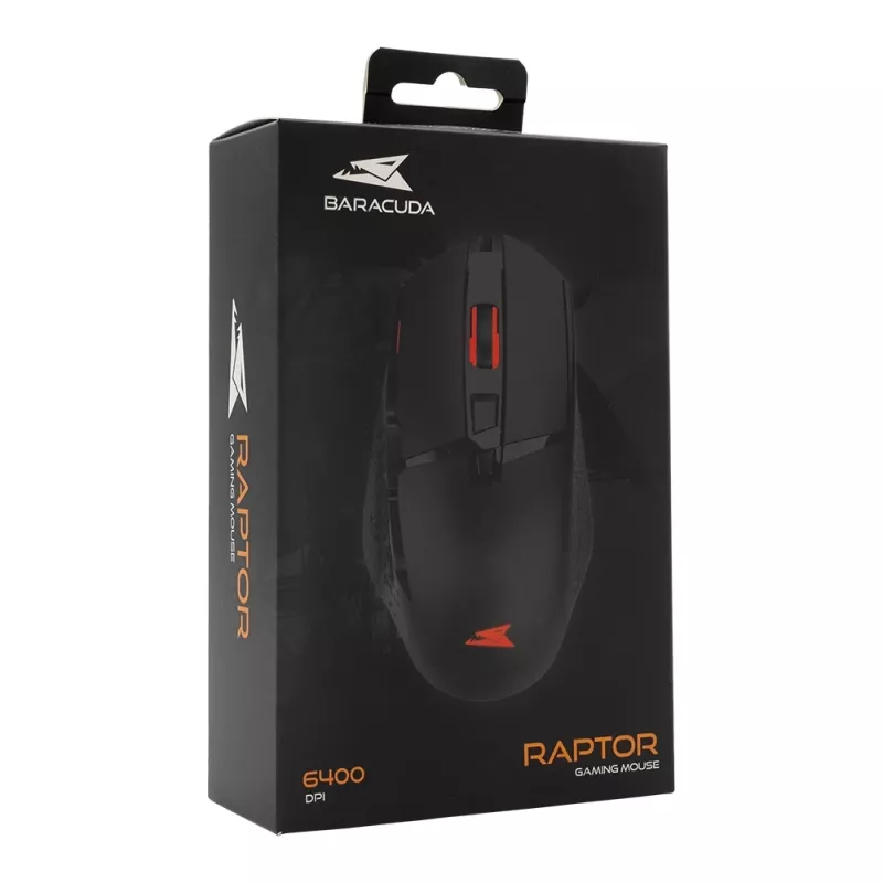 Baracuda BGM-051 Raptor Black pelė