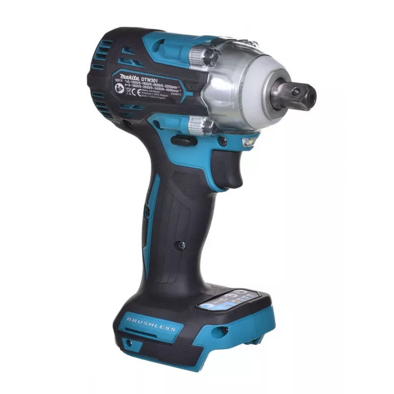 MAKITA DTW301Z smūginis suktuvas 1/2 colio 18V juodas, mėlynas
