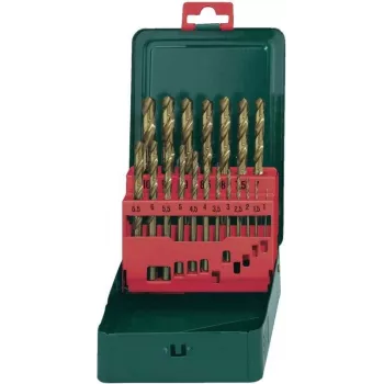 Gręžtų rinkinys Metabo 627156000 — HSS, TiN danga, 19 vnt.