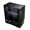 Korpusas GOLDEN TIGER Buffalo M730i, Midi Tower, ATX/micro ATX, juodas