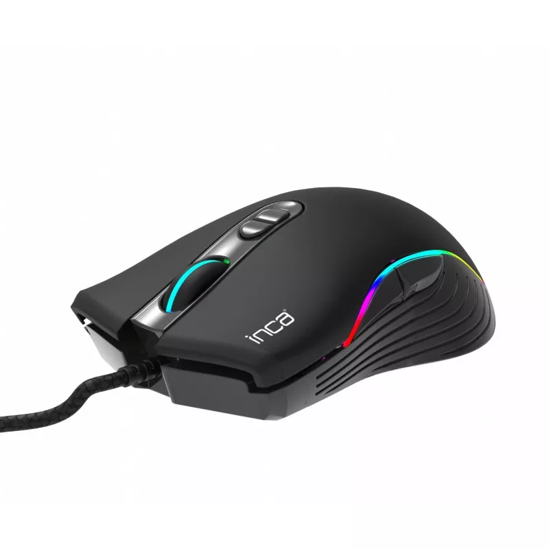 INCA Gaming Mouse IMG-GT15 4800 DPI. RGB. 7 mygtukai. USB. Mažmeninė pakuotė