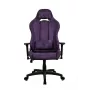Žaidimų kėdė Arozzi Torretta SoftFabric Purple – ergonomiškas dizainas, reguliuojamos porankiai, atlošiama nugara