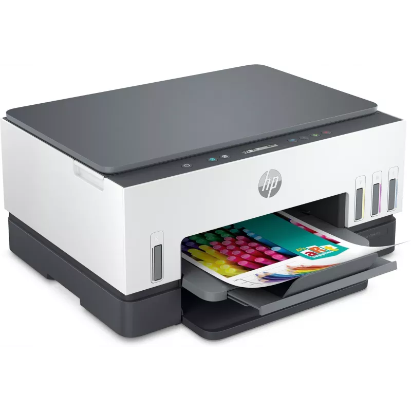 Daugiafunkcinis spausdintuvas HP Smart Tank 670 — terminis rašalinis, spalvotas, A4, Wi‑Fi/Bluetooth, dvipusis, 4800x1200 DPI