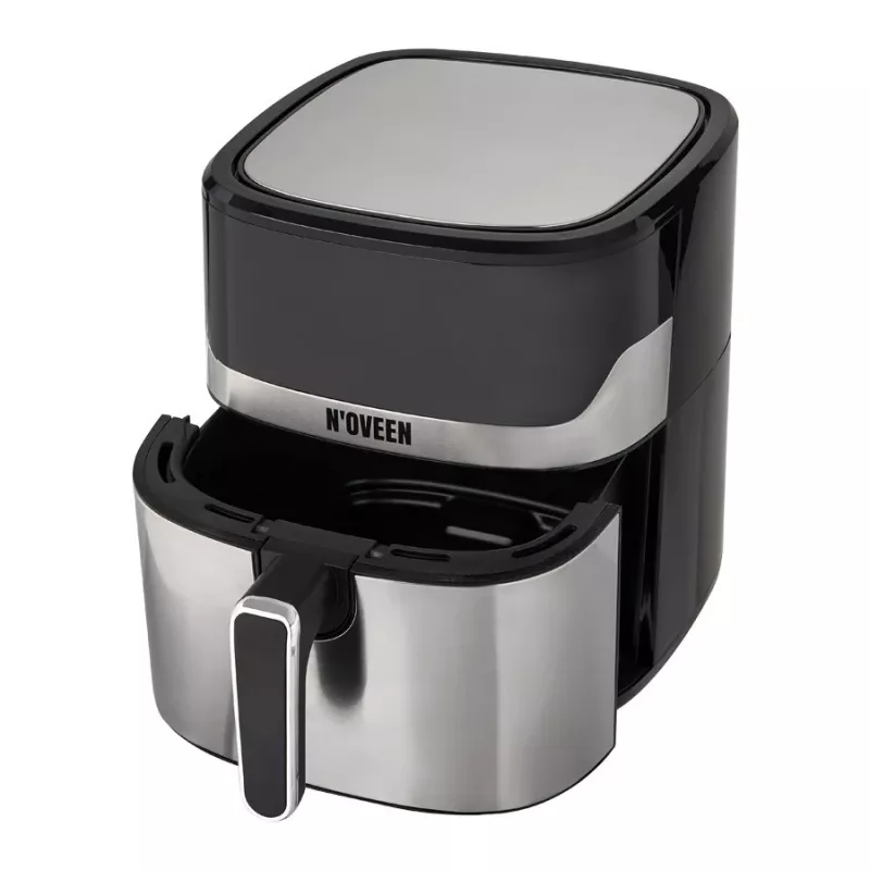 Karšto oro gruzdintuvė NOVEEN AF550 — 6,5 L, 1600 W, iki 200 °C, 8 programų