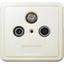 Anteninis lizdas ShiverPeaks 83905-10DCSETL BK ir SAT jungtims