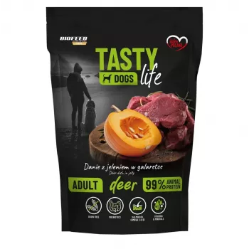 BIOFEED Tasty Dogs Life Deer šlapias šunų ėdalas - 150 g