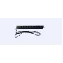 MicroConnect CABINETACC23 maitinimo skirstytuvas (PDU) 8 AC lizdai 1U juodas