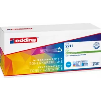EDD-2211 žalsvai mėlynas (cyan) kasetė, pakeičia 415A W2031A 18-2211 - Suderinama - Tonerio kasetė