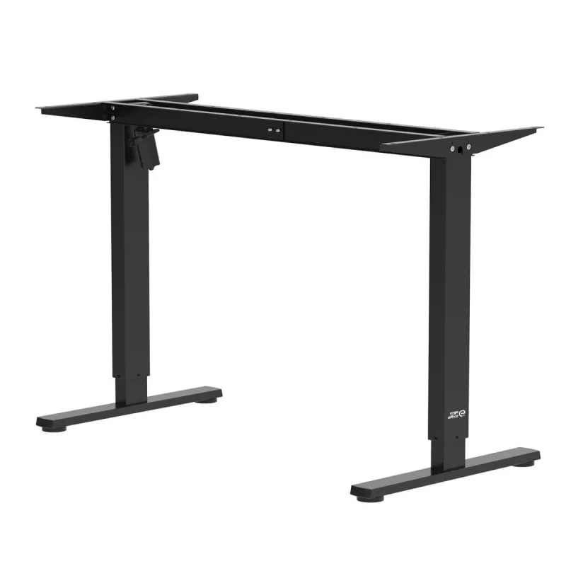 Ergo Office elektrinis reguliuojamo aukščio stalas, max aukštis 1160 mm, max apkrova 80 kg, be stalviršio, juodas, ER-400 B