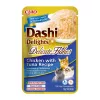 Šlapi kačių skanėstai INABA Dashi Delights Delicate Flakes Vištiena su Tuna 40 g pakelis