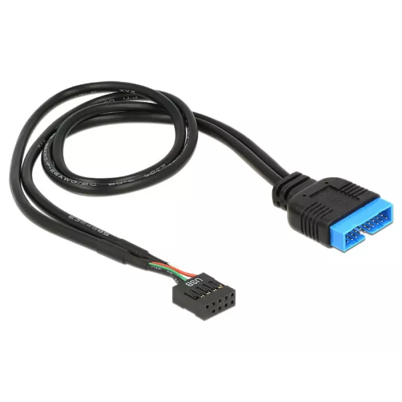 Vidinis USB kabelis DeLOCK 83776 0,45 m, vyriškas į moterišką