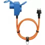 Goobay Camping adapteris 1,5 m oranžinis CEE kištukas į įžemintą lizdą IP44