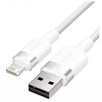 Lightning kabelis Vention LANWF — 1 m, USB-A į Lightning, baltas