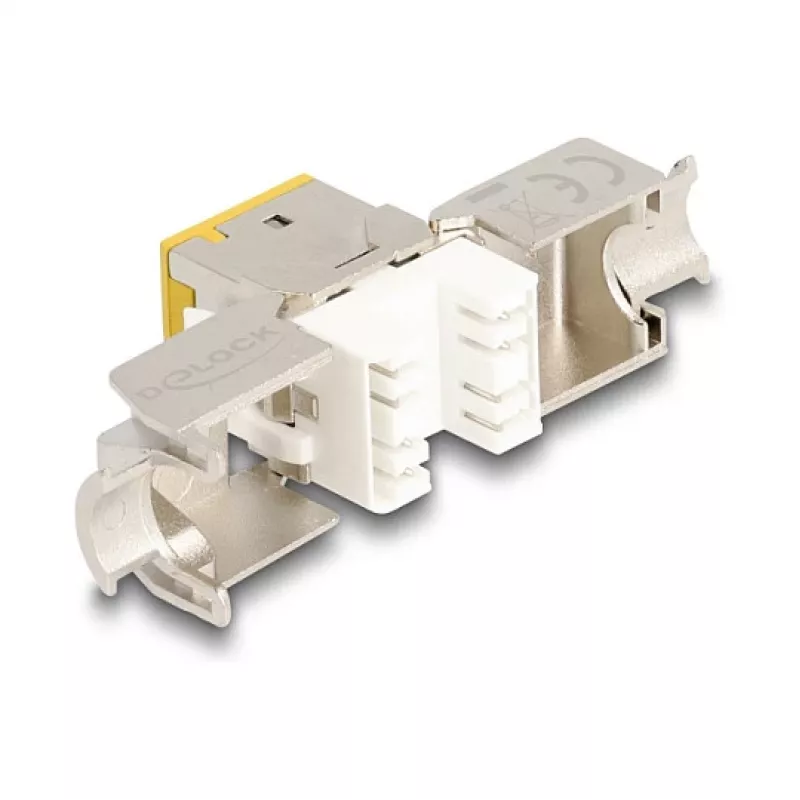 DeLOCK keystone modulis 88111 Plokščias Geltonas RJ-45 10 vnt.