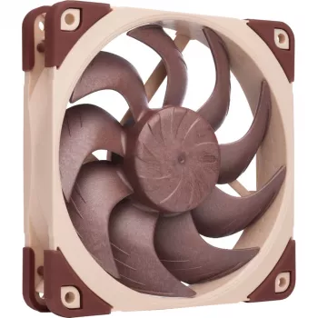 120 mm ventiliatorius Noctua NF-A12x25 G2 LS-PWM su PWM jungtimi, mažo triukšmo adapteriu