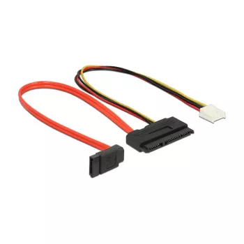 SATA kabelis DeLOCK 0,3 m SATAIII 7p + Floppy 4p / SATAIII 22p