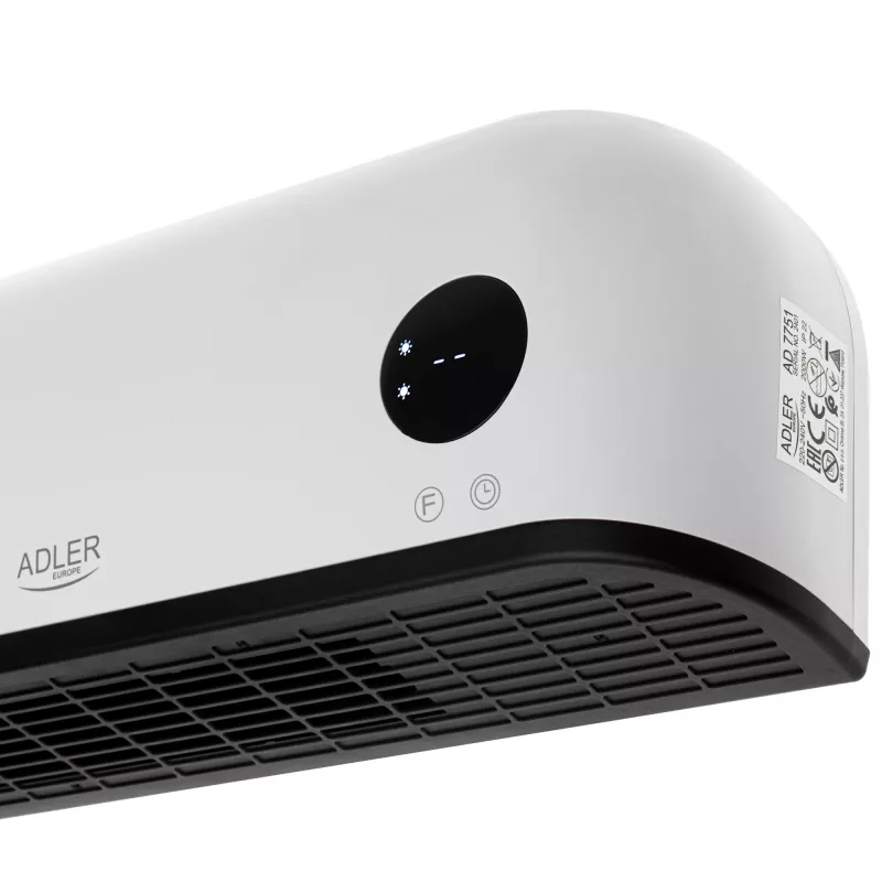 Adler AD 7751 oro užuolaida juoda, balta 2000 W